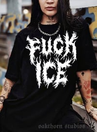 Image 1 of FUCK ICE Metal Unisex Tee