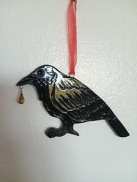 Image 3 of Crow with Yellow Jewel