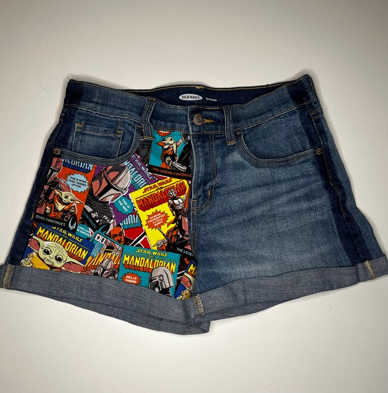 Mandalorian Denim Shorts