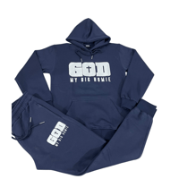 Image 3 of God My Big Homie Embroidered Jogging Suit