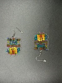Image 2 of Acrylic Bible Earrings 