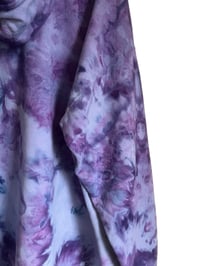 Image 10 of 2XL Unisex Comfort Wash Hoodie in Muted Purple Haze Ice Dye