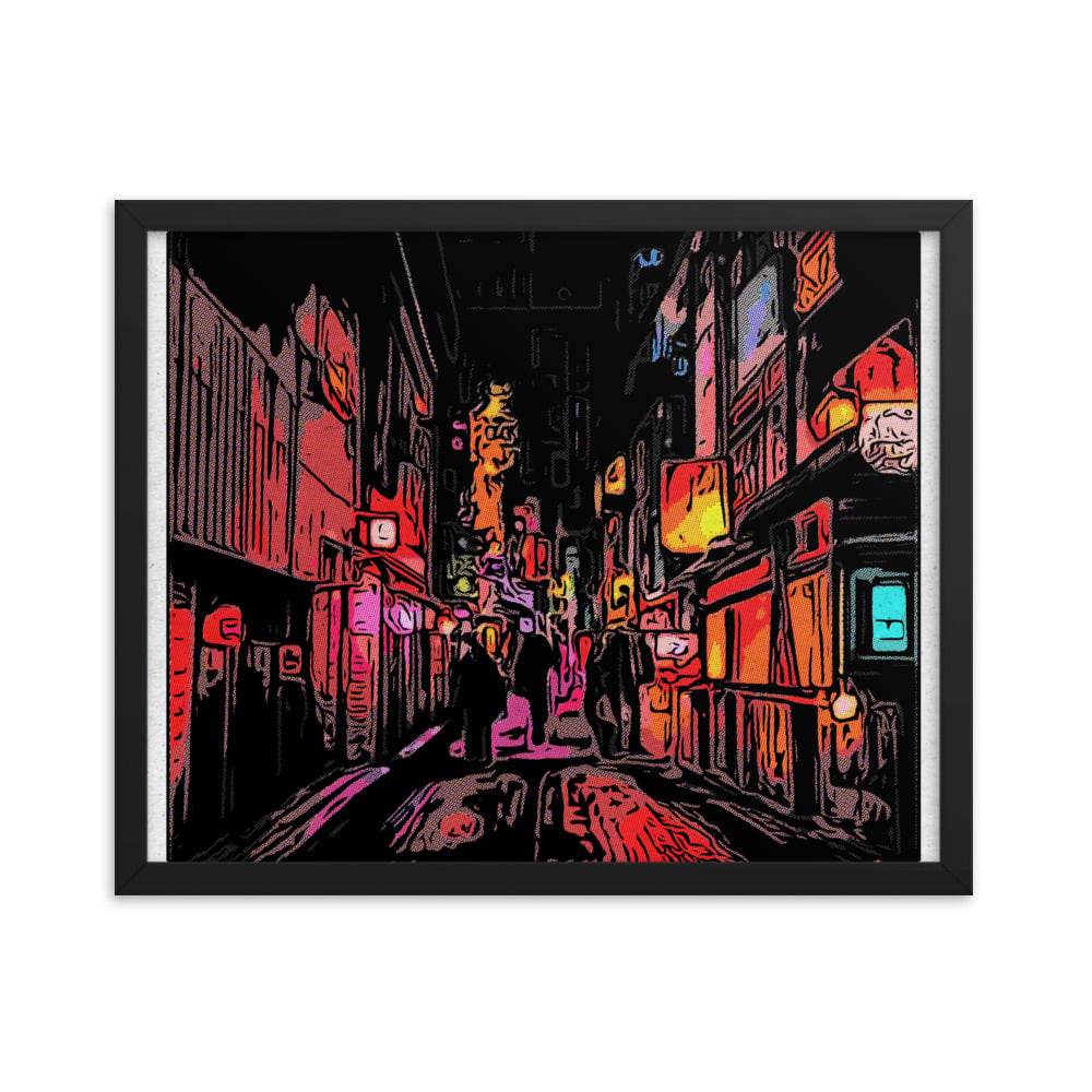 ZEN EXP - Chinatown I Framed photo paper poster