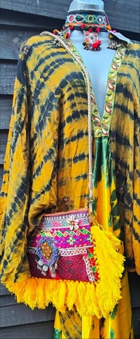 Image 3 of Shake your tassels- Bag- clutch or cross body/shoulder YELLOW