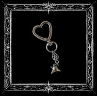 Image 1 of heart flail keychain 