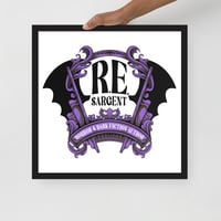 Image 3 of R.E. Sargent Logo Framed poster
