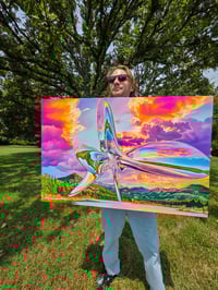 Image 3 of "Luminuver" Canvas Print 