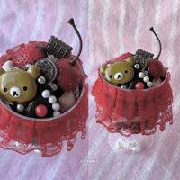 Image 1 of ⋆˚࿔ rilakkuma sundae decor 4