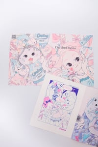 Image 3 of Girl and Meow -  Risograph Manga / Illustration Zine  copy