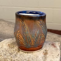 Rust/Blue Espresso Cup