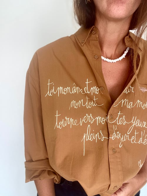 Image of Chemise "mon âme et mon coeur"