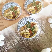 Image 2 of Cowboy Like Me Button Badges/Stickers