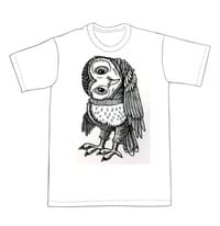 Image 1 of Curious Owl T-shirt (A3) **FREE SHIPPING**