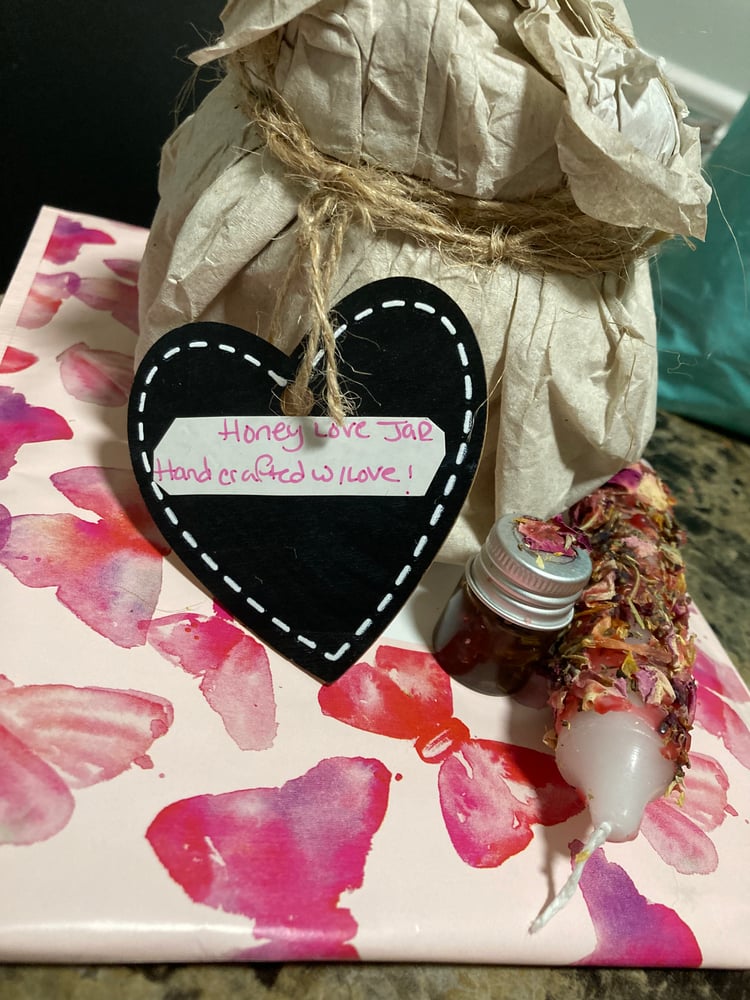 Image of HONEY-LOVE JAR 🍯🌹RITUAL WORK