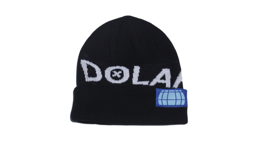 Dolares® Oversized Font Logo Knit Beanie
