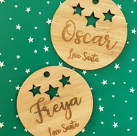 Santa Sack Name Tags