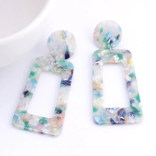 Image of Stylish Acrylic Earrings