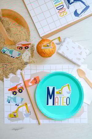 Kit Imprimible Construcción 