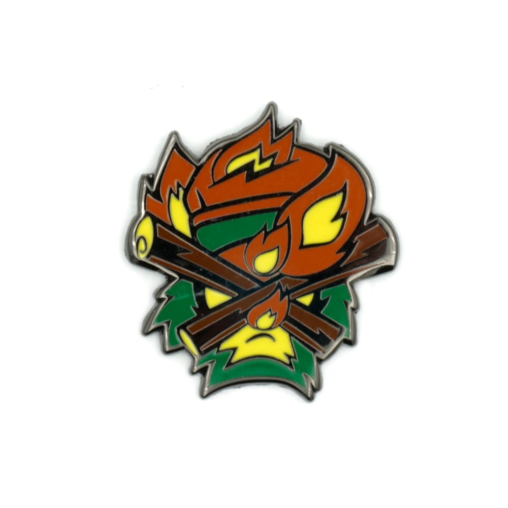 Cap Clubbers - Bon Fire Enamel Pin