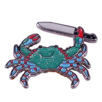 Image 1 of STABBY CRAB PIN