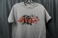Image 3 of Bleeding Concrete - Black paint/Red font