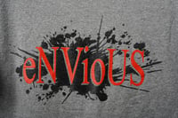 Image 1 of Bleeding Concrete - Black paint/Red font