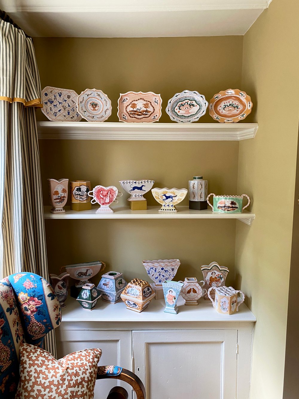 Roaming The Fields Romantic Platter Polly Fern