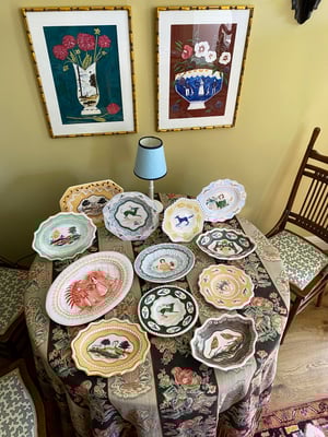 Image of Whippet Coat of Arms - Romantic Bowl