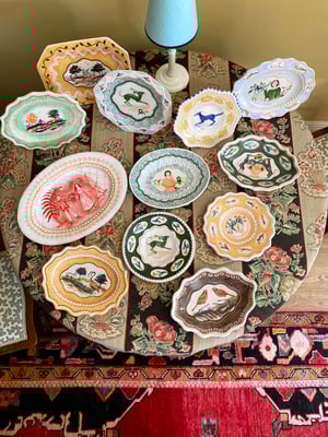 Image of Canary & Tulip - Romantic Plate