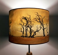 Image 3 of Hawthorns Drum Lampshade by Lily Greenwood (30cm Diameter)