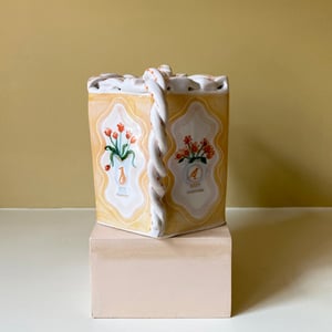 Image of Arranging Flowers - Tulipiere Romantic Vase