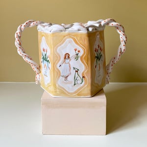 Image of Arranging Flowers - Tulipiere Romantic Vase