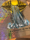 Explosions in The Sky DC poster Holographic Foil