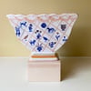 Cobalt Lattice Motifs - Large Romantic Vase