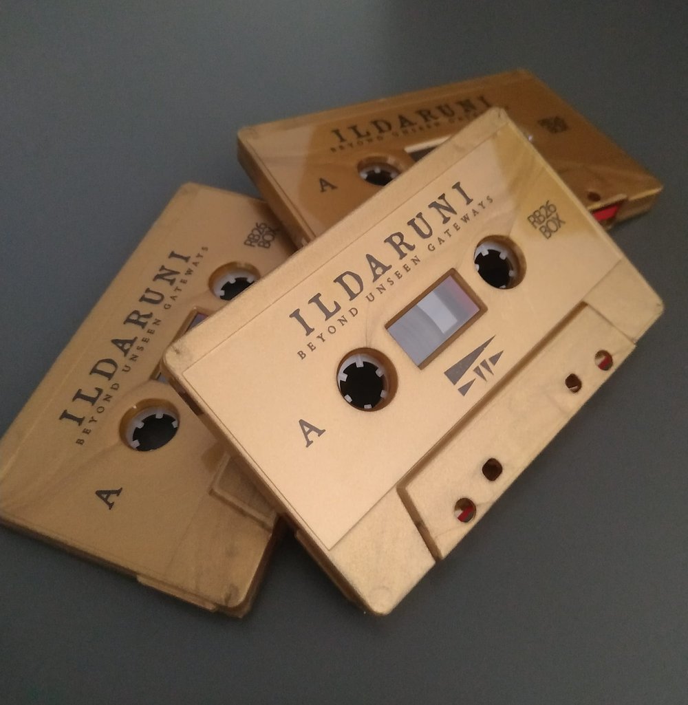 ILDARUNI - Beyond Unseen Gateways wooden tape box set lim. to 50 copies