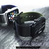 Apple Watch Series Mix Nylon Watch Strap Band 44mm 40mm 42mm 38mm Sportsplus SE - BLACK GREEN