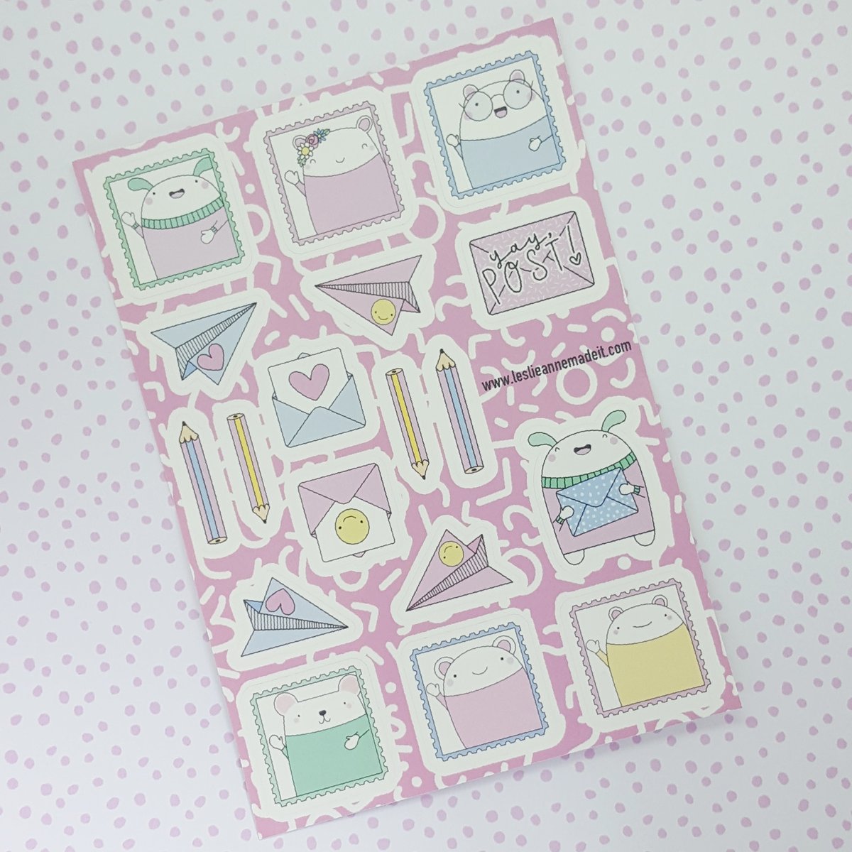Snail Mail Sticker Sheet