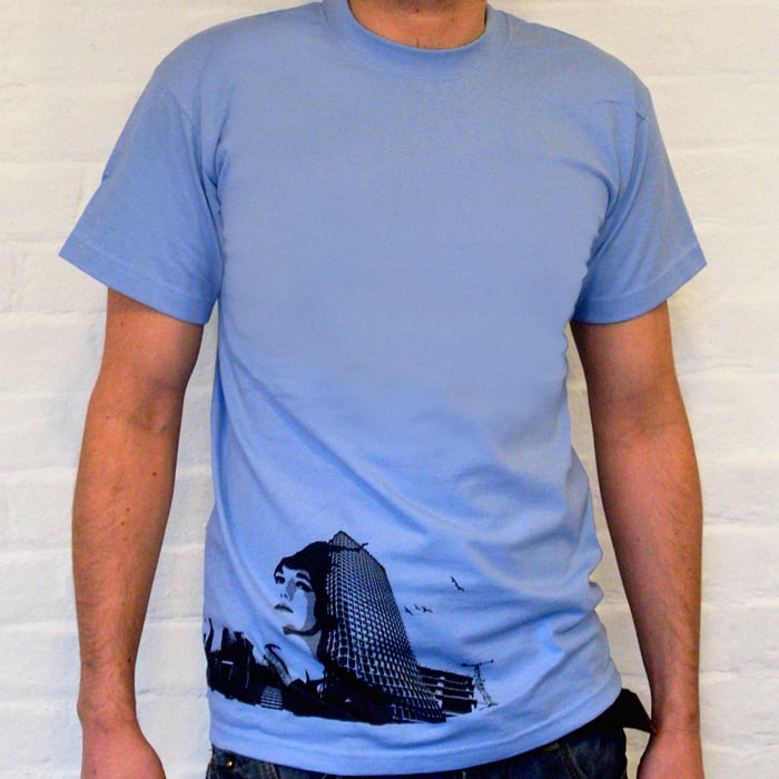 Image of Cityscape Tee - Blue
