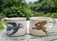 Image 4 of Flying friends ceramic mug pre-order