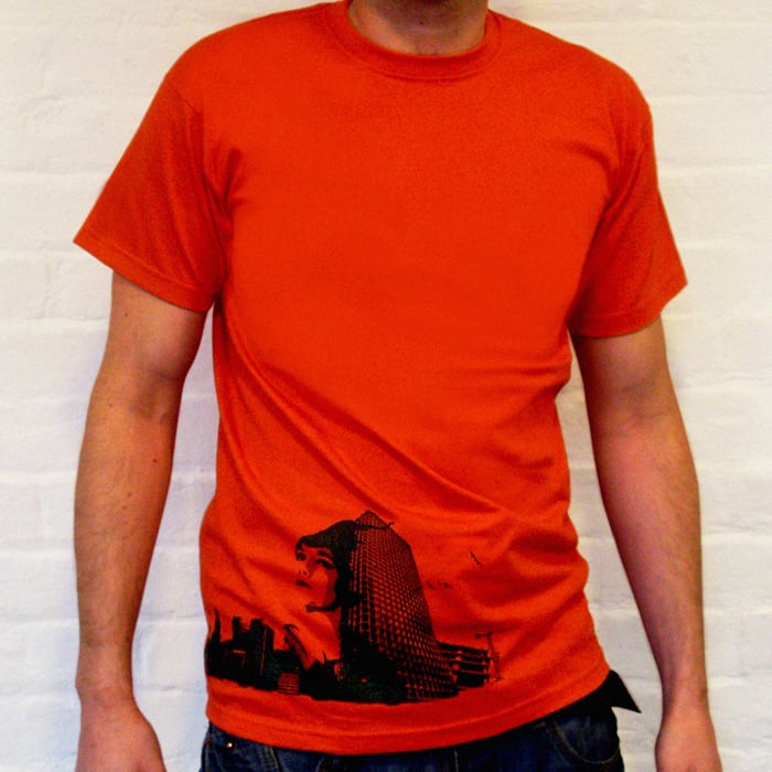 Image of Cityscape Tee - Red