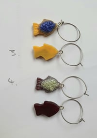 Image 3 of Multicoloured Taiyaki Earrings 
