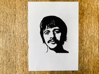Image 3 of Ringo Starr (Linocut Print)