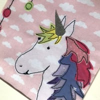 Image 3 of Original Unicorn Textile Picture