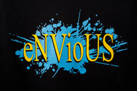 Image 1 of Invincible - Blue paint/Yellow font