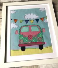 Image 1 of Original Camper Van Textile Piece