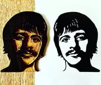 Image 2 of Ringo Starr (Linocut Print)