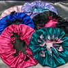 Satin reversible bonnets Adults & Children