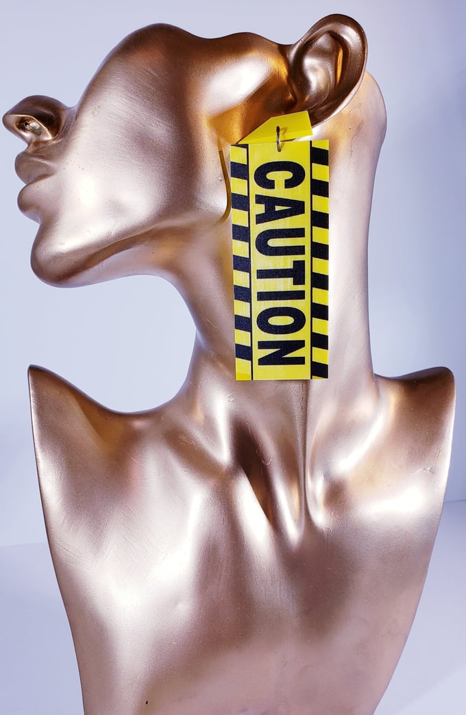 Image of Caution Earrings
