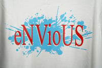 Image 1 of Coral Reef - Blue paint/Red font