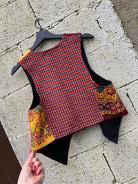 Image 3 of Chaleco feito a man. BICOLOR LARANXA. Feito por encarga!